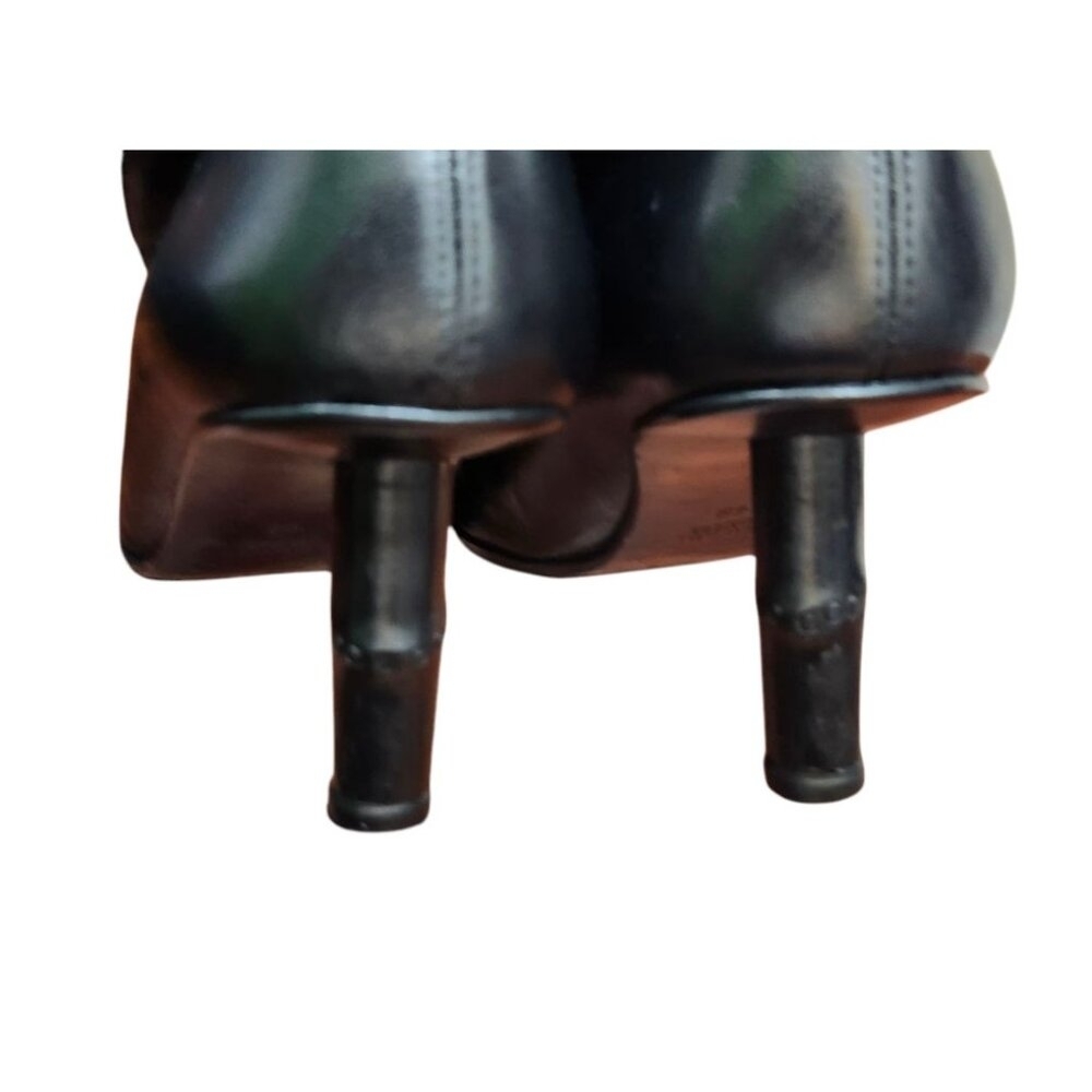 Gucci by Tom Ford S/S 2002 Bamboo Ankle Boots stretch leather bamboo heel bootie - Picture 13 of 15